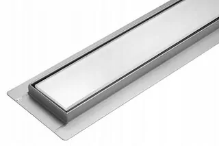 Lineárny odtok Wave White Glass 60 cm